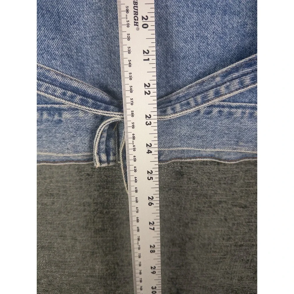 80s/90s VTG Levis Silver Tab Denim Jacket‎ Mens L Light Wash Trucker Back Buckle